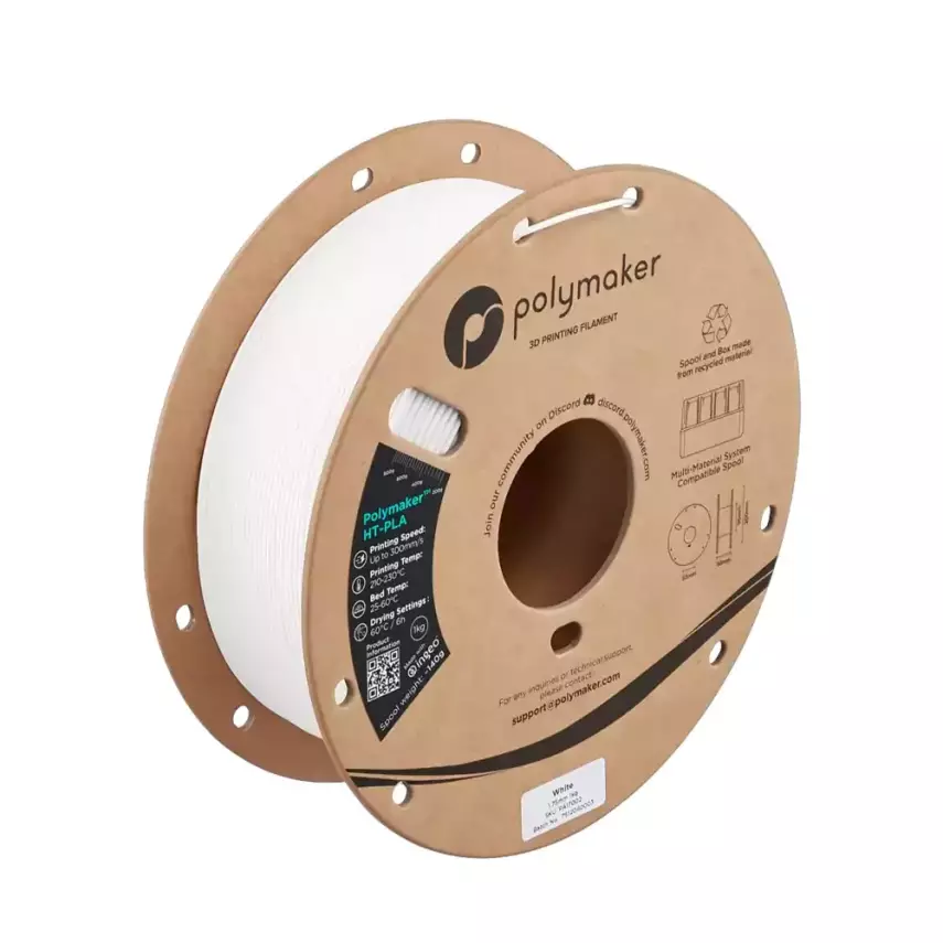 Polymaker HT-PLA Filament Beyaz - 1