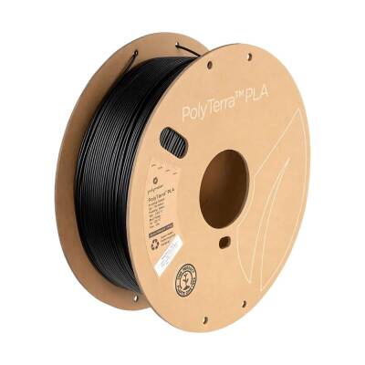 Polymaker PolyTerra Matte PLA Filament Kömür Siyah 