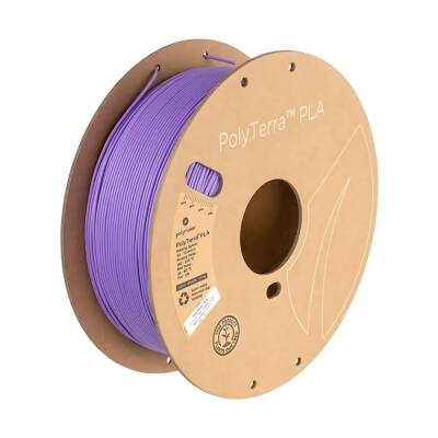 Polymaker PolyTerra Matte PLA Filament Lavanta Mor 