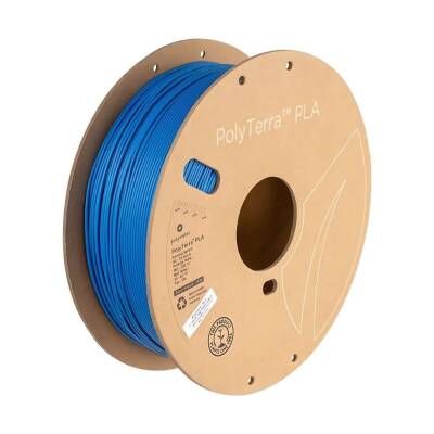 Polymaker PolyTerra Matte PLA Filament Safir Mavi 
