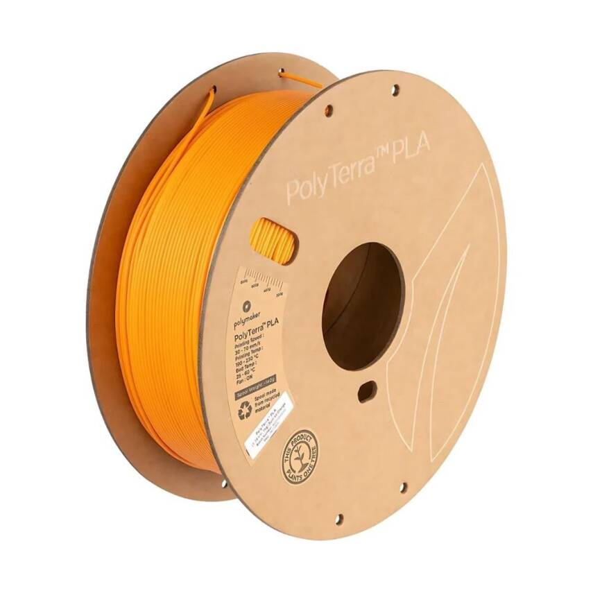Polymaker PolyTerra Matte PLA Filament Sunrise Turuncu - 1