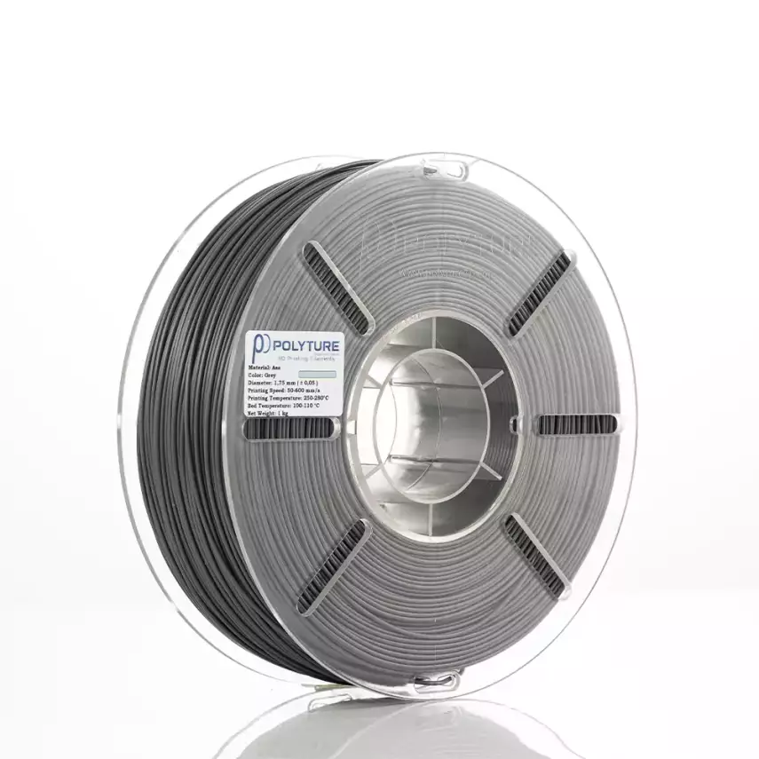 Polyture ASA Filament Gri 1.75mm 1kg - 1
