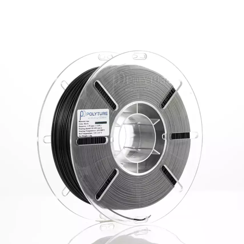 Polyture ASA Filament Siyah 1.75mm 1kg - 1