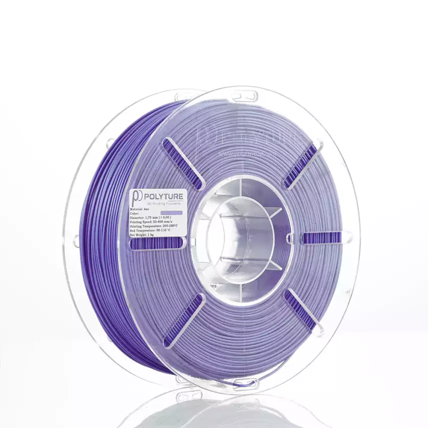Polyture ASA Filament Violet 1.75mm 1kg - 1