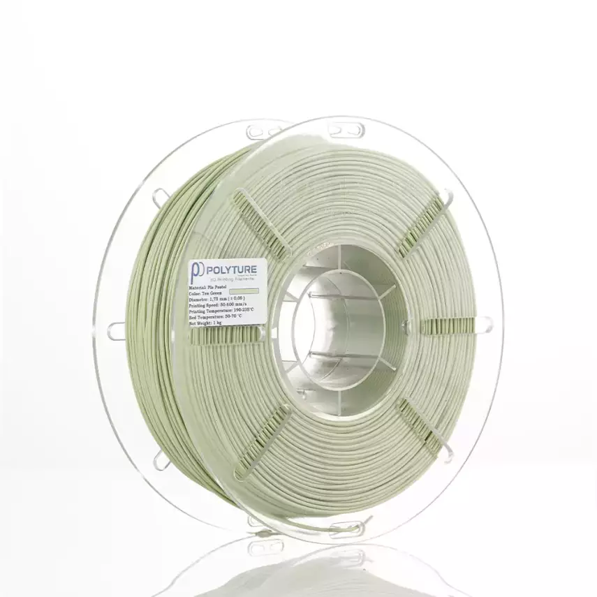 Polyture PLA Pastel Filament Çay Yeşili 1.75mm 1kg - 1