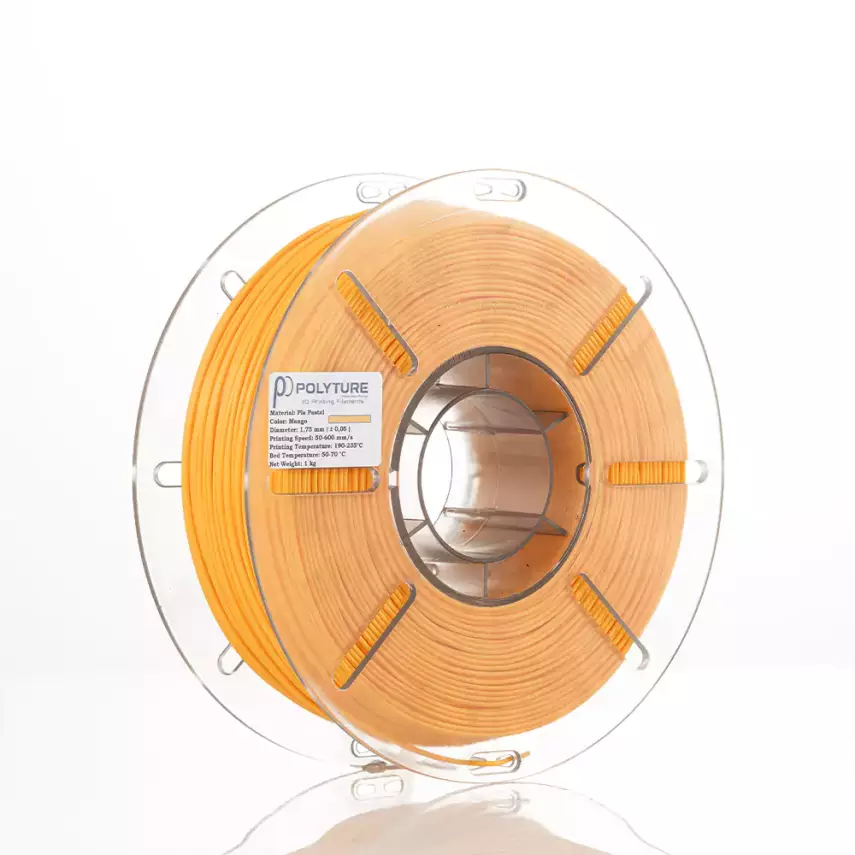 Polyture PLA Pastel Filament Mango Turuncu 1.75mm 1kg - 1