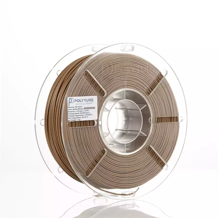 Polyture PLA Pastel Filament Mocha Kahverengi 1.75mm 1kg - 1