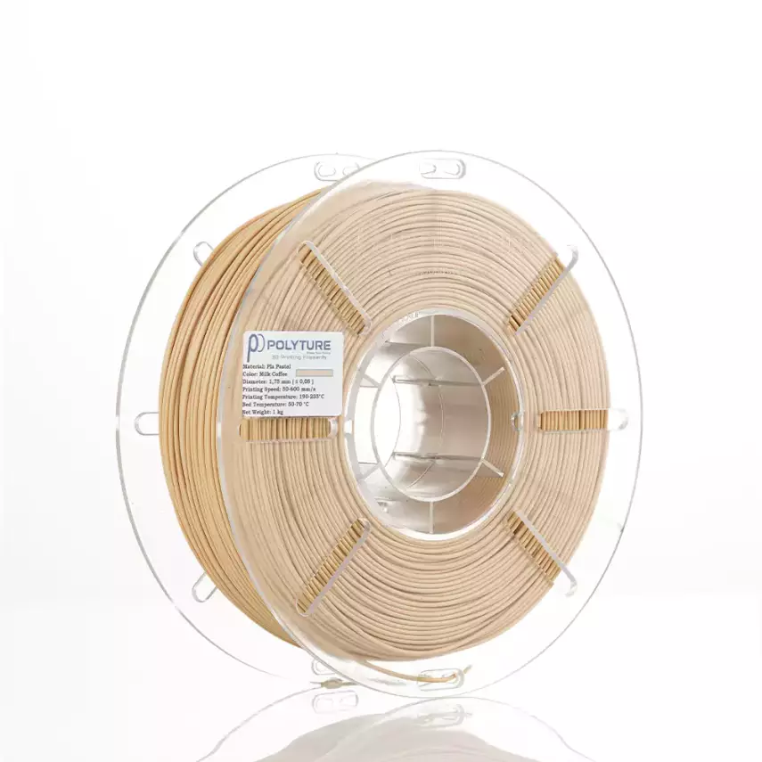 Polyture PLA Pastel Filament Sütlü Kahverengi 1.75mm 1kg - 1