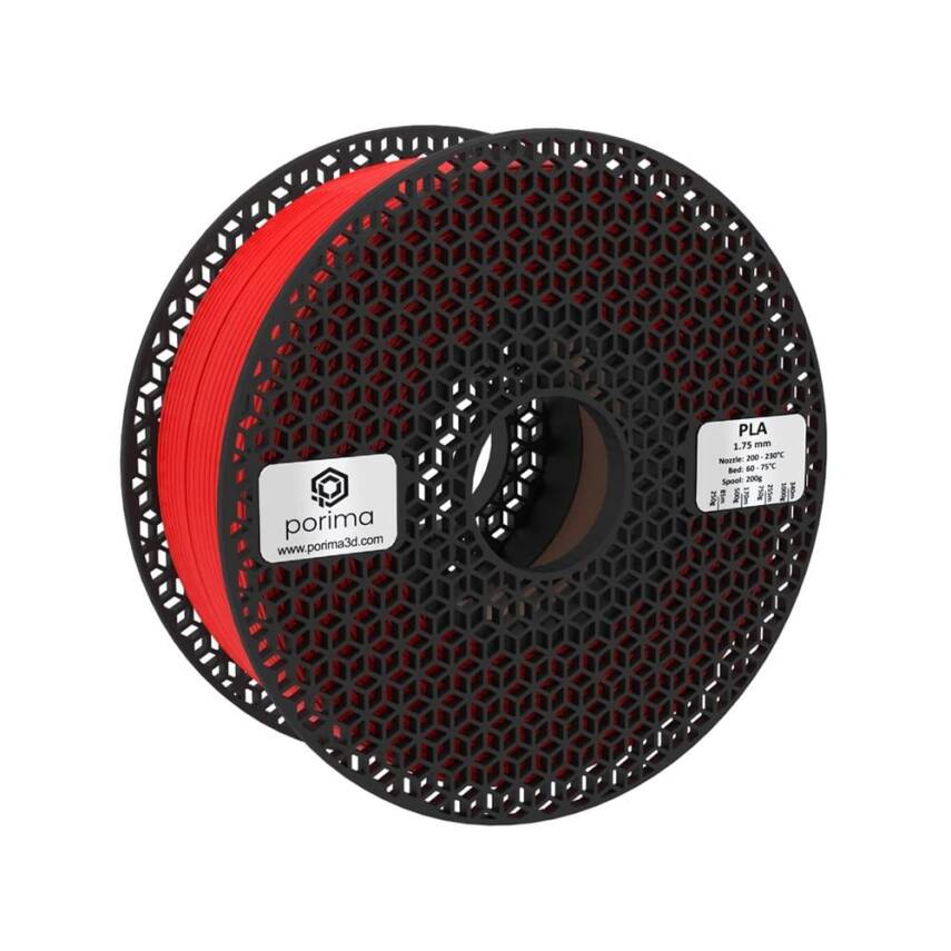 Porima PLA Filament Kırmızı 1.75mm 1kg - 1
