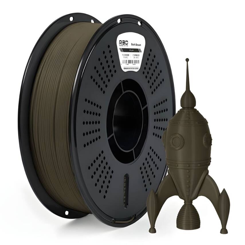 R3D PLA+ Filament Koyu kahverengi - 1