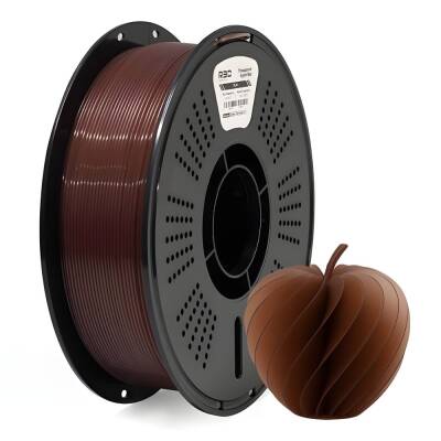 R3D PLA+ Filament Şeffaf Akik Kırmızı