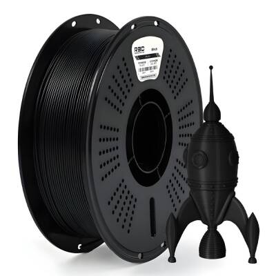 R3D PLA+ Filament Siyah