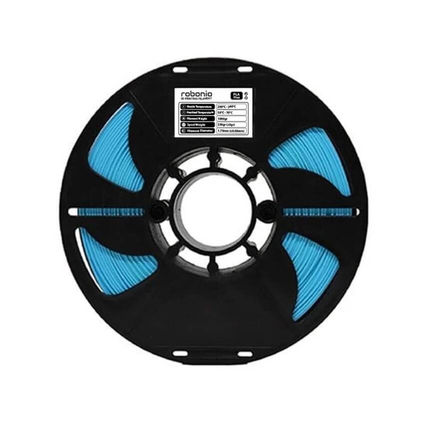 Robonio PLA Plus Filament Açık Mavi 1.75mm 1Kg - 2