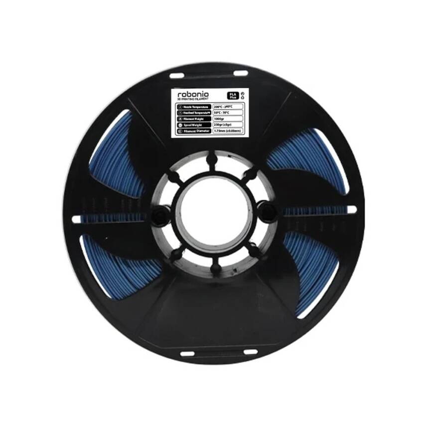 Robonio PLA Plus Filament Parlak Mavi 1.75mm 1Kg - 2
