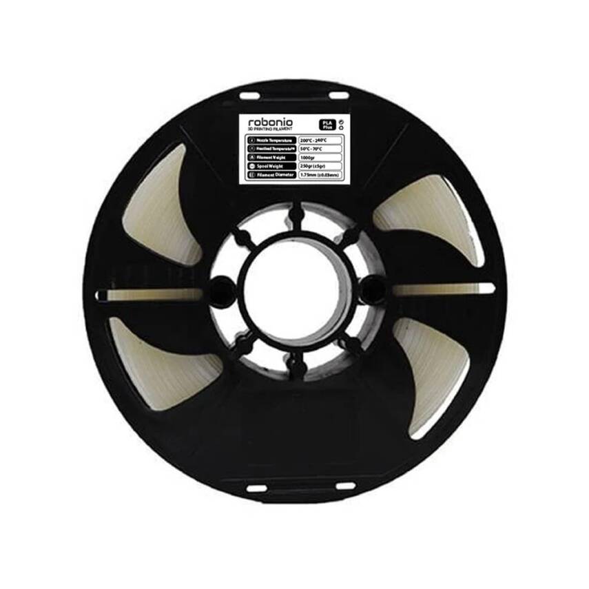 Robonio PLA Plus Filament  Şeffaf 1.75mm 1Kg - 3