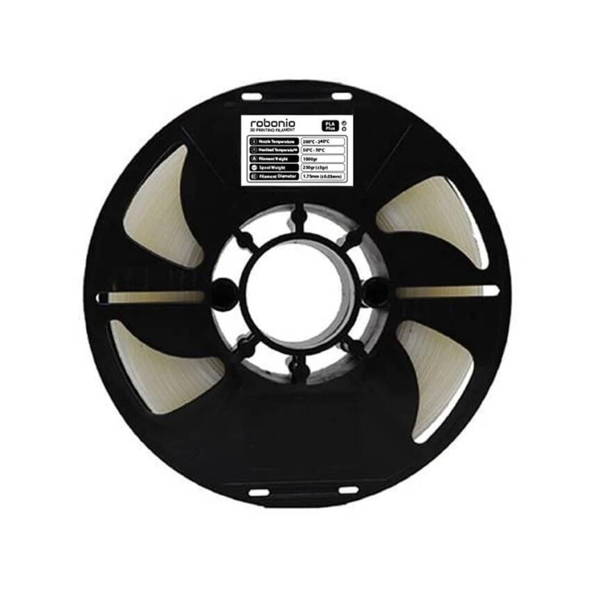Robonio PLA Plus Filament  Şeffaf 1.75mm 1Kg - 1