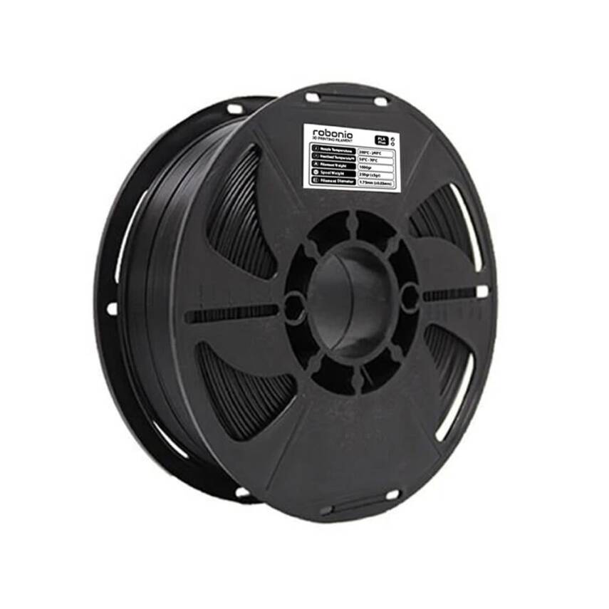 Robonio PLA Plus Filament Siyah 1.75mm 1Kg - 2