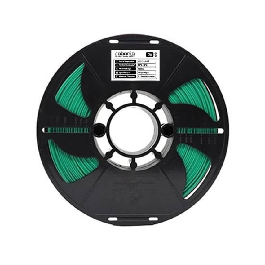 Robonio PLA Plus Filament Yeşil 1.75mm 1Kg - 1