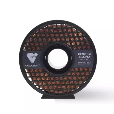 Valment Silk PLA Bakır Işıltısı Filament 1kg 1.75mm (1)