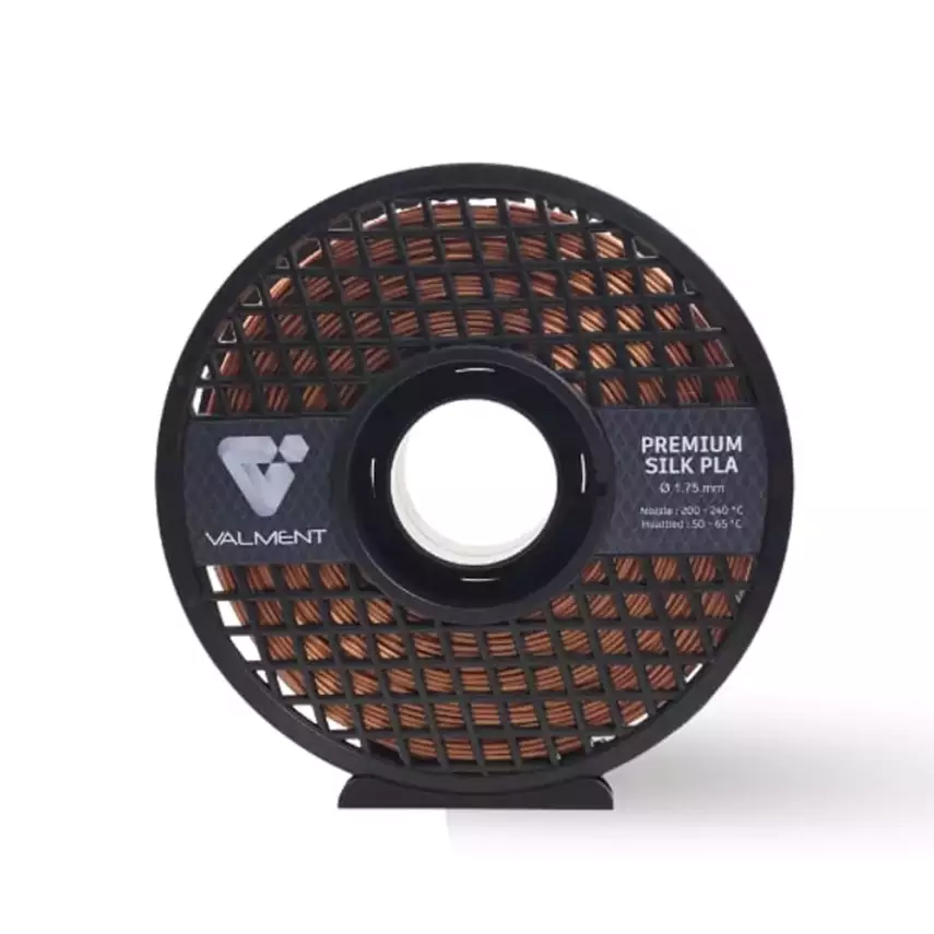 Valment Silk PLA Bakır Işıltısı Filament 1kg 1.75mm - 2