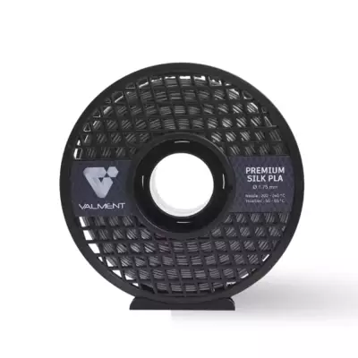 Valment Silk PLA Koyu Gümüş Filament 1kg 1.75mm (1)