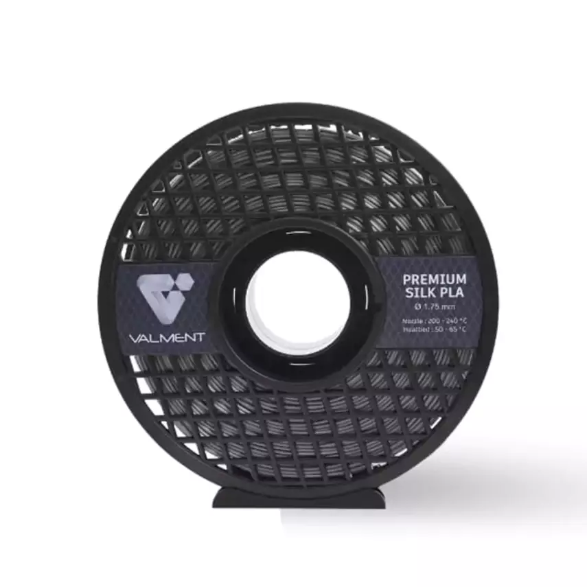 Valment Silk PLA Koyu Gümüş Filament 1kg 1.75mm - 2