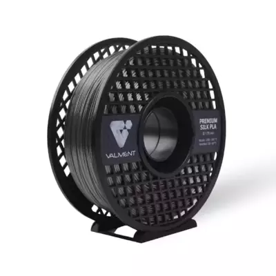 Valment Silk PLA Koyu Gümüş Filament 1kg 1.75mm 
