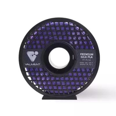 Valment Silk PLA Kritstal Mor Filament 1kg 1.75mm (1)