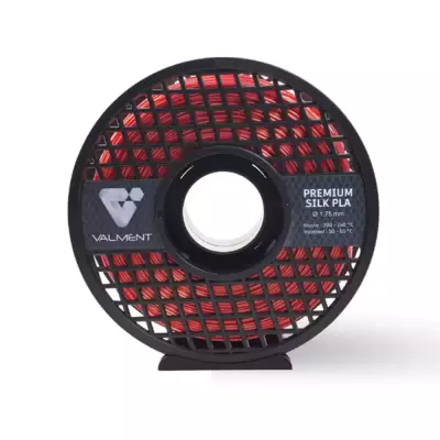 Valment Silk PLA Rubin Kırmızı Filament 1kg 1.75mm (1)