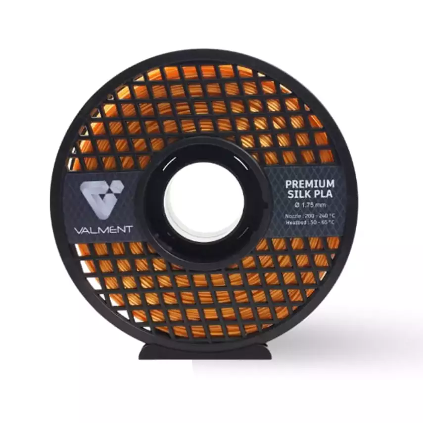 Valment Silk PLA Safir Turuncu Filament 1kg 1.75mm - 2