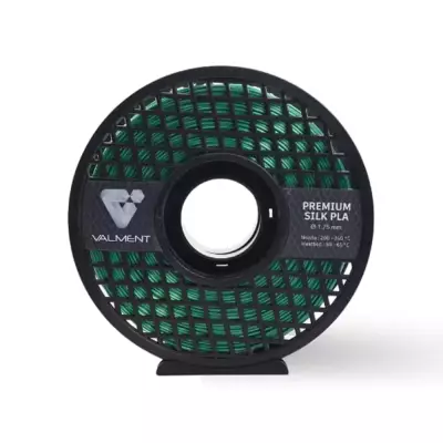 Valment Silk PLA Yeşil Filament 1kg 1.75mm (1)