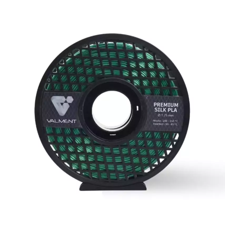 Valment Silk PLA Yeşil Filament 1kg 1.75mm - 2